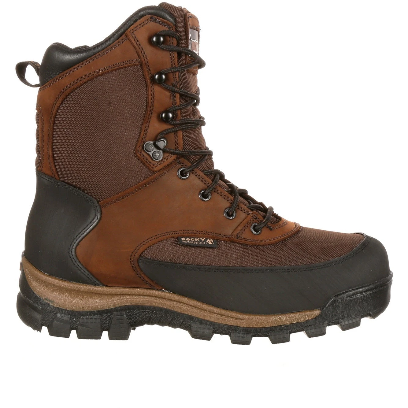 Rocky Men's Core 8" WP 800G Ins Outdoor Boot - Brown - FQ0004753 - Image 2