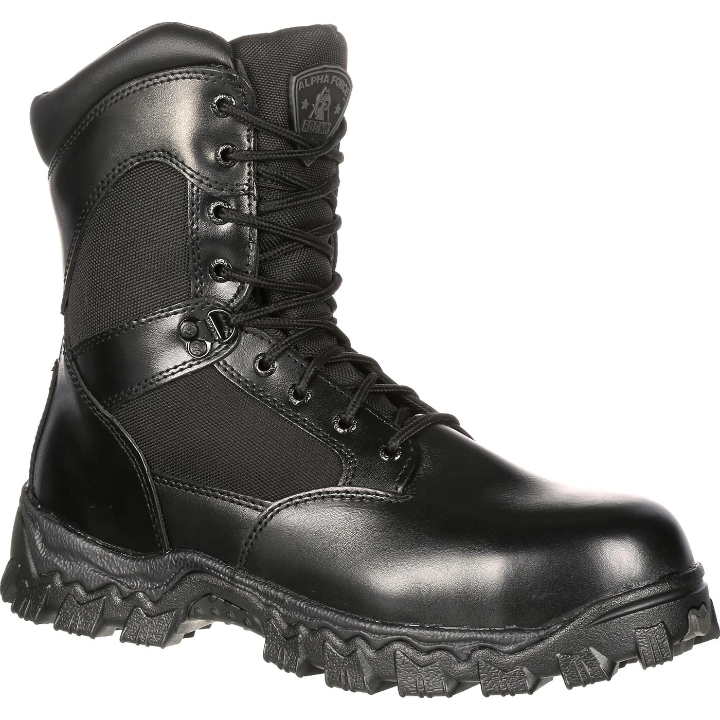 Rocky AlphaForce Zipper Composite Toe Public Service Boot