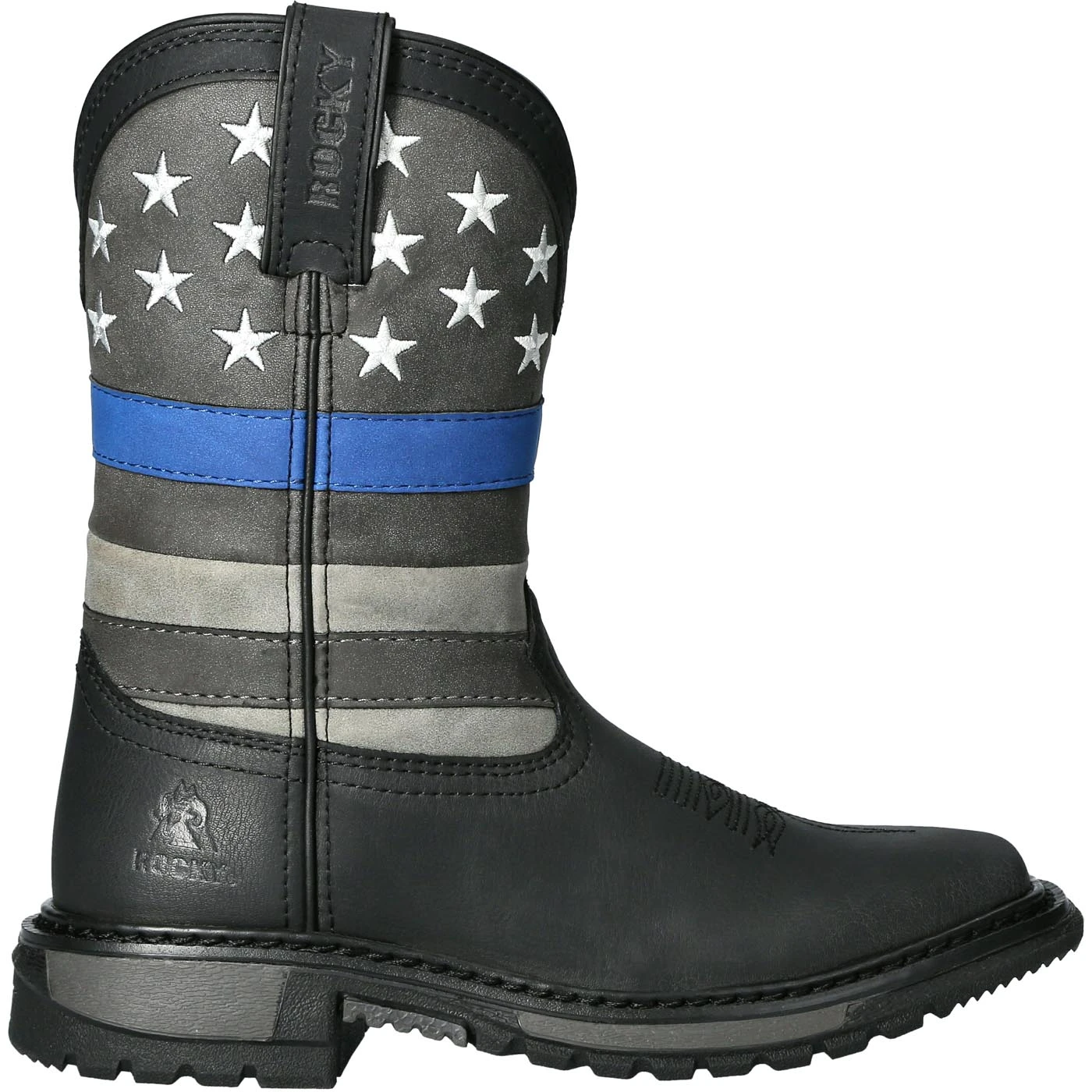 Rocky Blue Line Big Kid Western Boot - Image 3