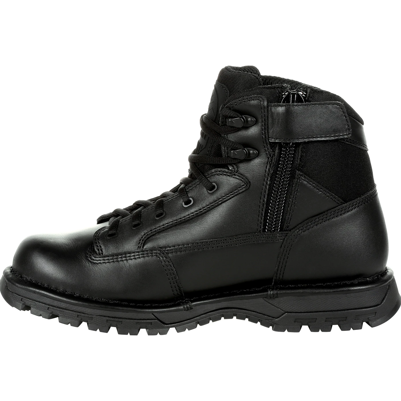 Rocky Women's Portland 6" Black Side Zip Waterproof Public Service Boot - Image 6