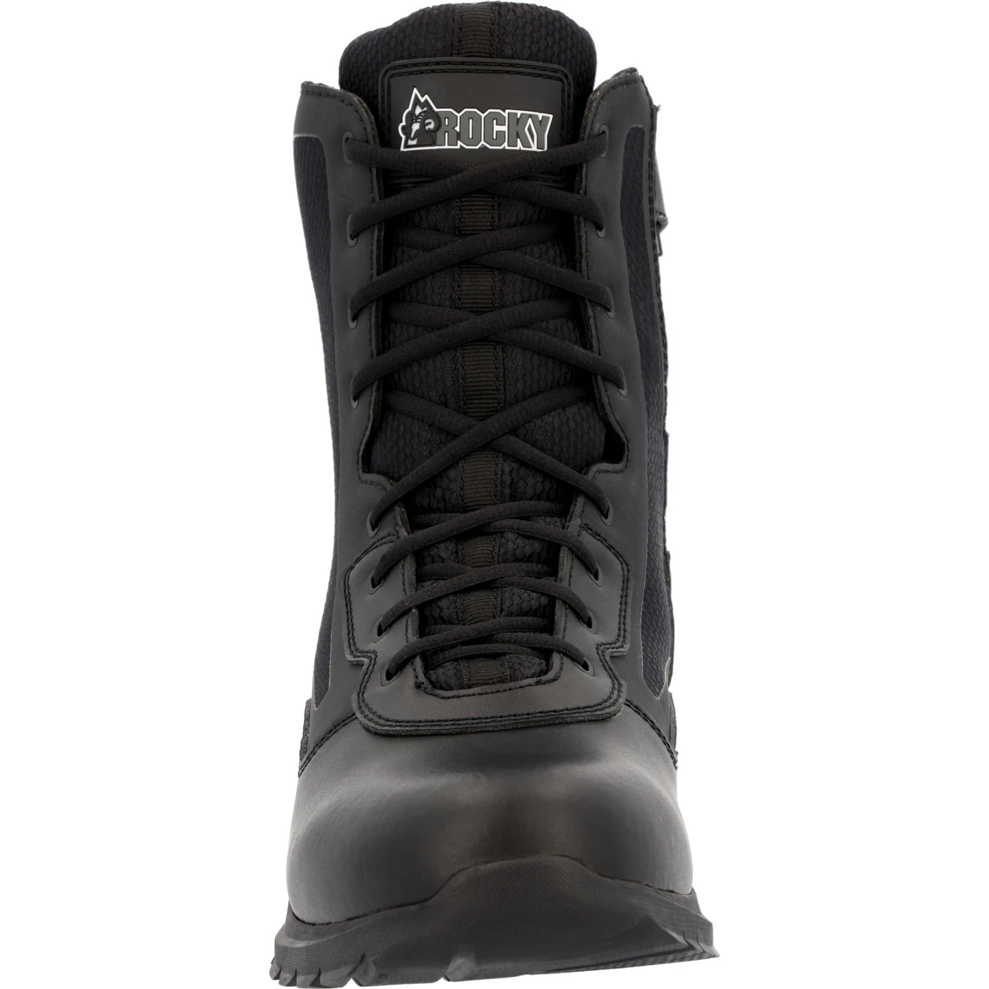 Rocky Cadet 8" Black Side Zip Public Service Boot - Image 3