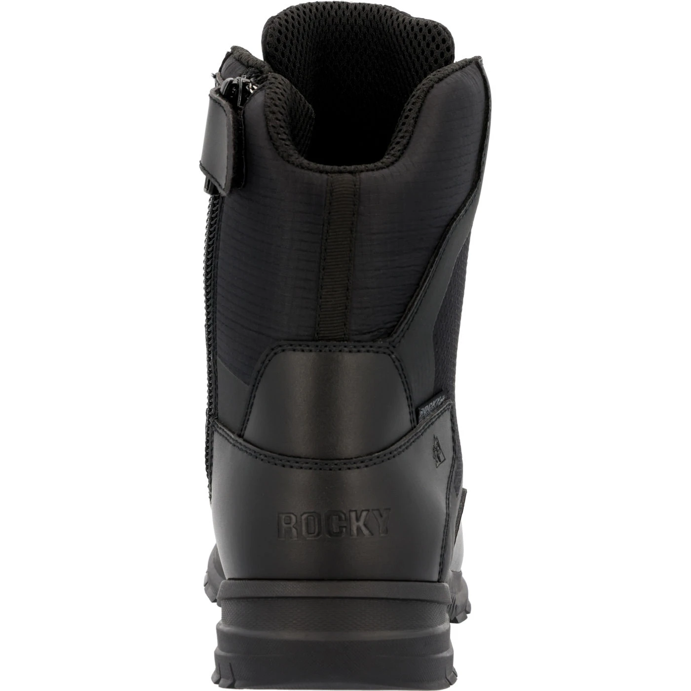 Rocky Cadet 8" Black Side Zip Public Service Boot - Image 4