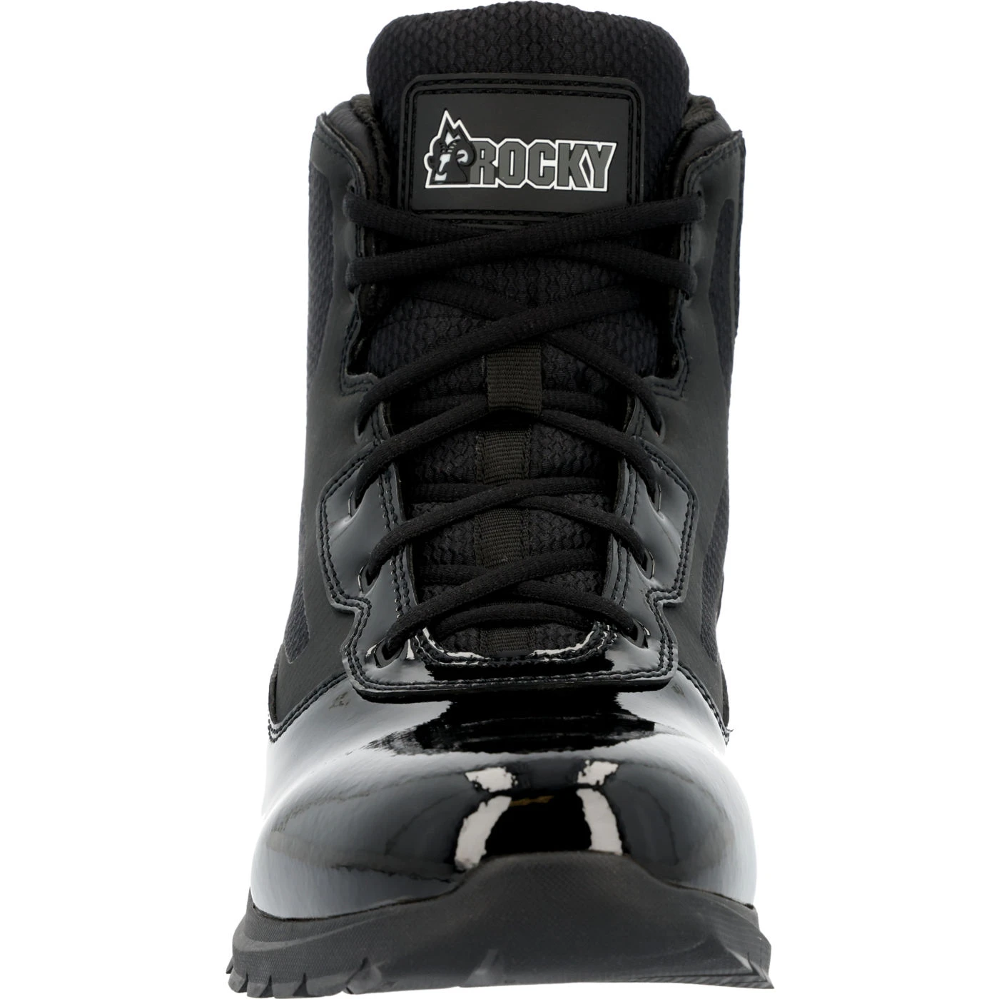 Rocky Cadet 6" Black Side Zip Public Service Boot - Image 3