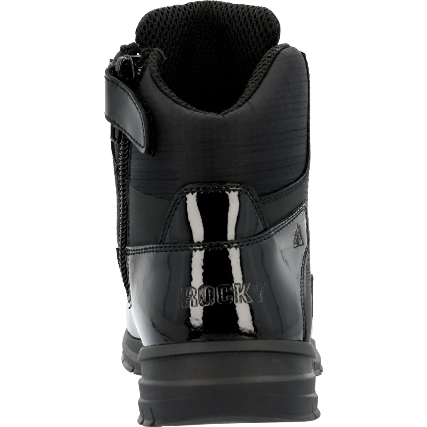 Rocky Cadet 6" Black Side Zip Public Service Boot - Image 4
