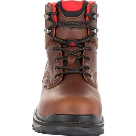 Rocky Men's Rams Horn 6" Comp Toe WP Work Boot - Brown - RKK0257 - Image 4