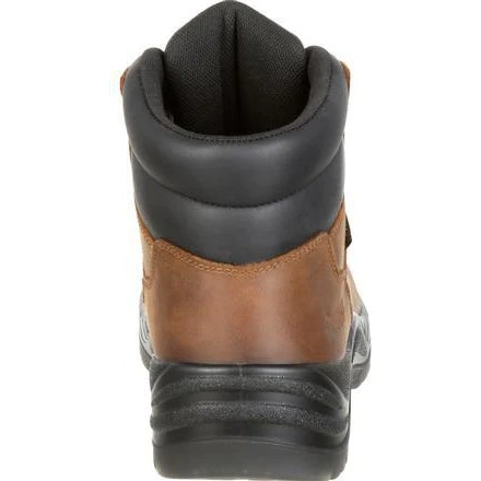 Rocky Men's Worksmart 6" Comp Toe Metguard WP Work Boot Brown RKK0266 - Image 3