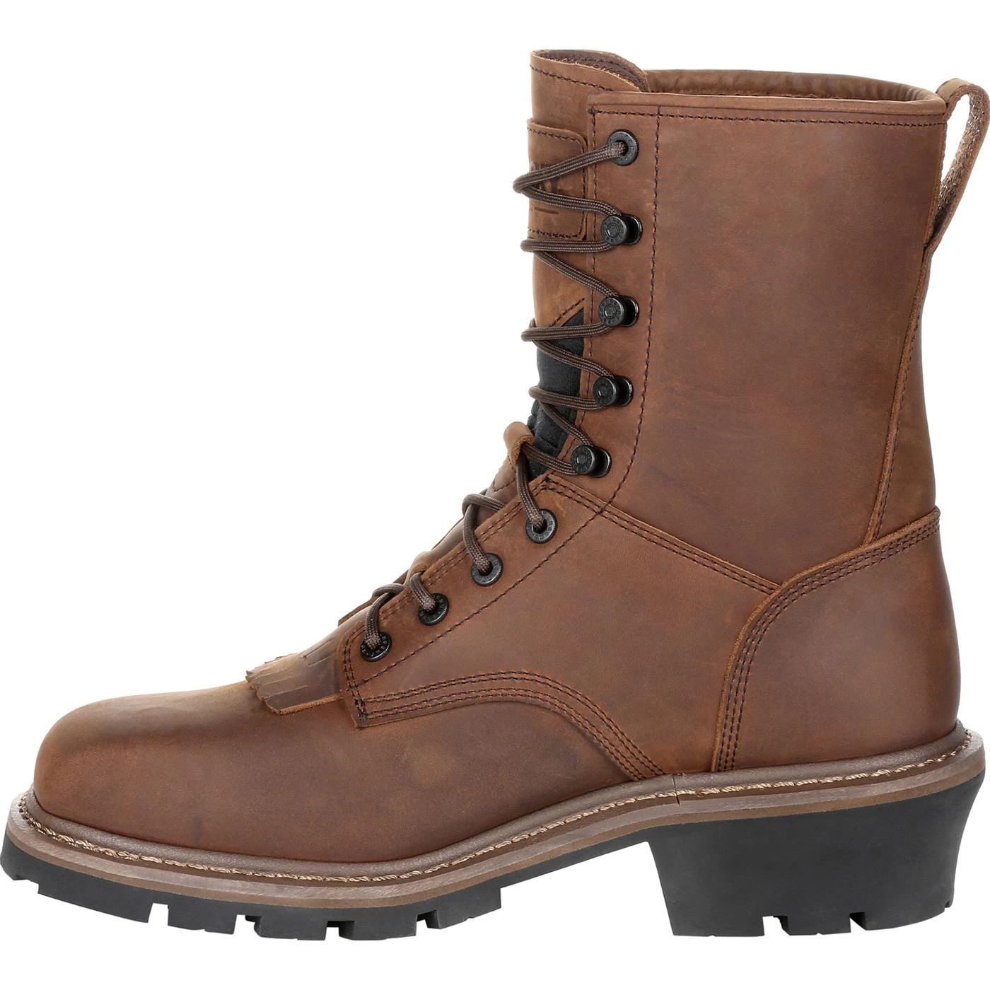 Rocky Square Toe Logger Waterproof Work Boot - Image 6