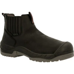 Rocky Worksmart MET Guard Puncture-Resistant Composite Toe Waterproof Work Chelsea Boot
