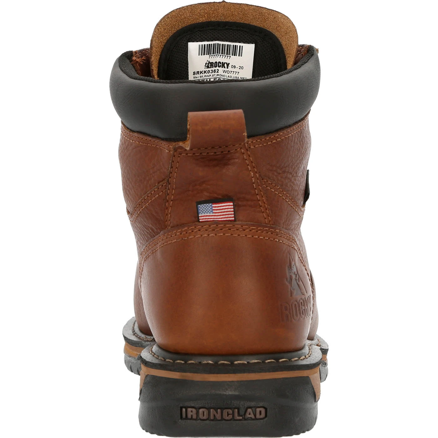 Rocky IronClad Steel Toe Met Guard Waterproof Work Boots - Image 5
