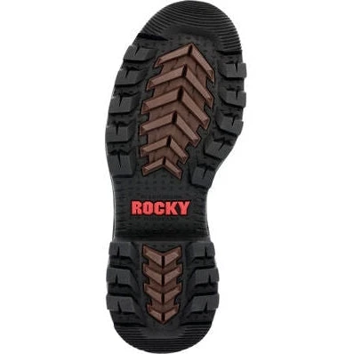 Rocky Men's Rams Horn 9" WP Logger Slip Resis Work Boot Brown RKK0395 - Image 7