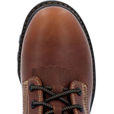 Rocky Men's Rams Horn Logger 9" WP 400G Comp Toe Work Boot Brown RKK0396 - Image 6