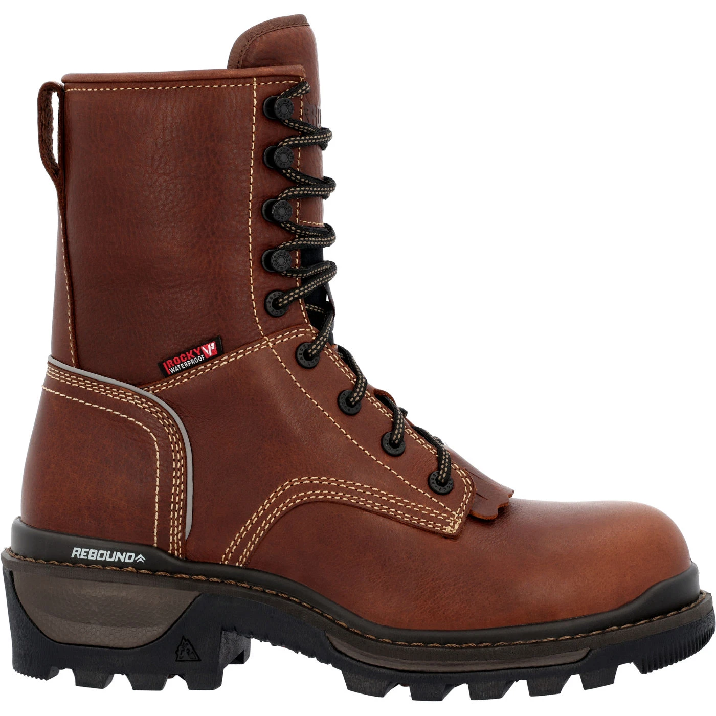 Rocky Rams Horn Logger Waterproof Composite Toe Work Boot - Image 7