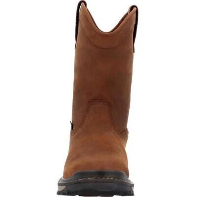 Rocky Men's Rams Horn 10" Comp Toe WP Pull On Work Boot -Horse- RKK0443 - Image 4