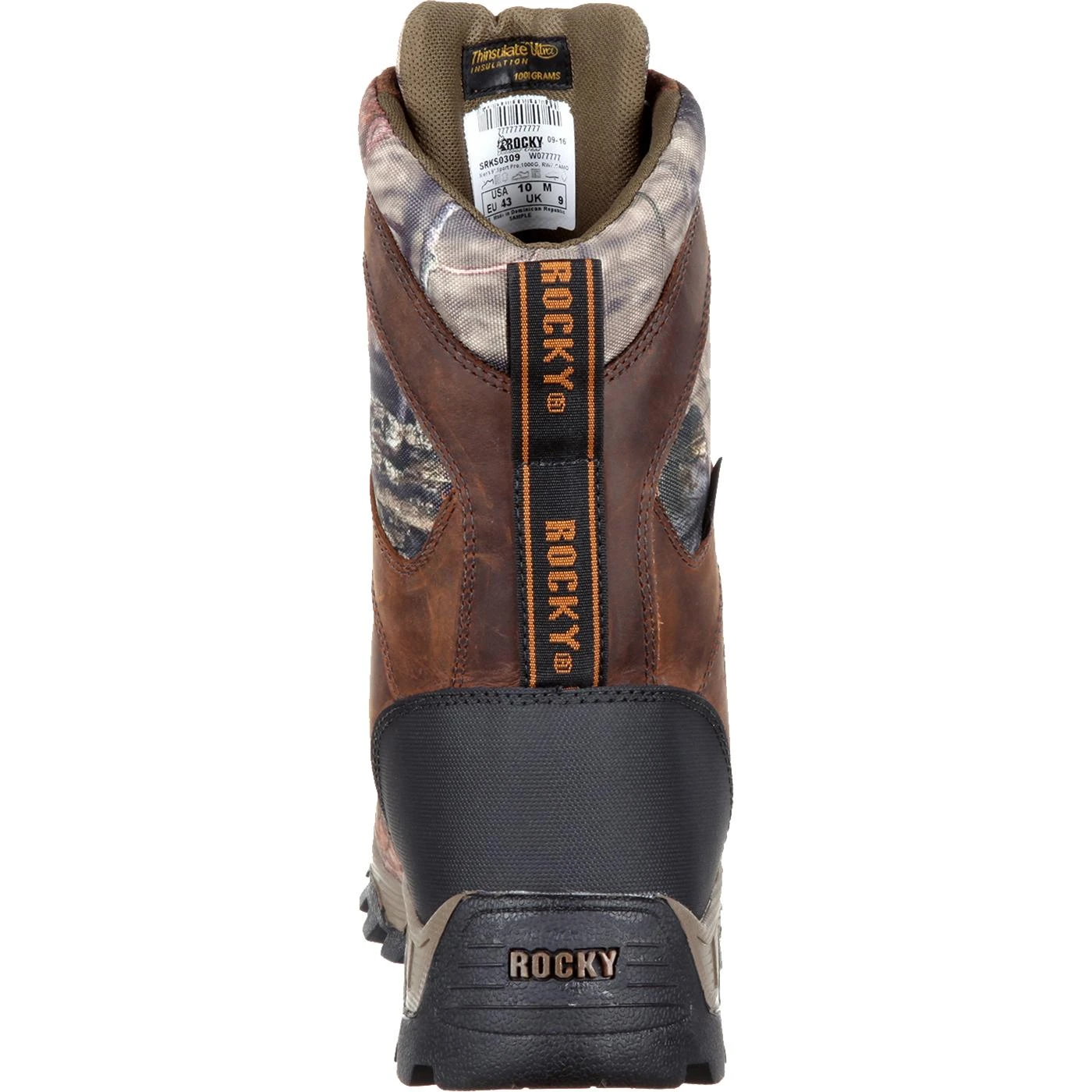 Rocky 1000 Gram Insulated Hunting Boots With 3M Thinsulate - Image 4