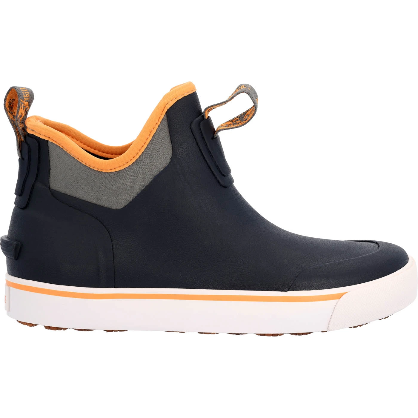 Rocky Big Kids Dry-Strike Waterproof Navy & Orange Deck Boot - Image 3