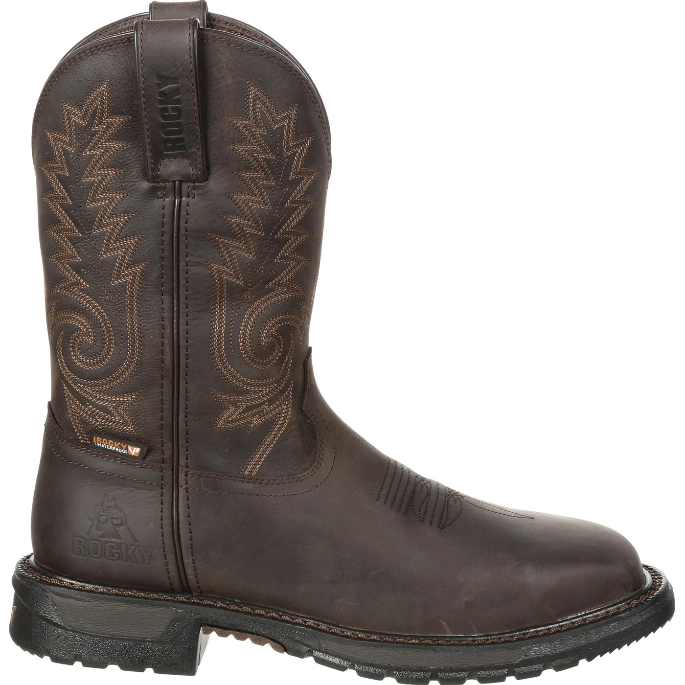 Rocky Original Ride FLX Steel Toe Waterproof Western Boot - Image 3