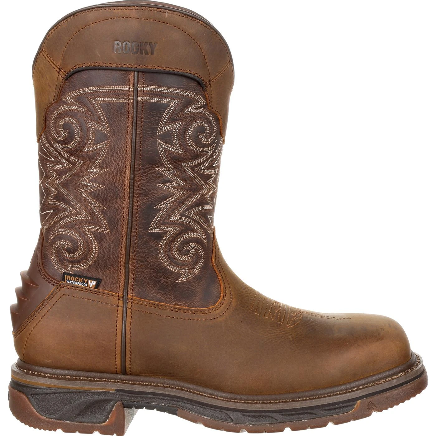Rocky Iron Skull Composite Toe Waterproof Western Boot - Image 3