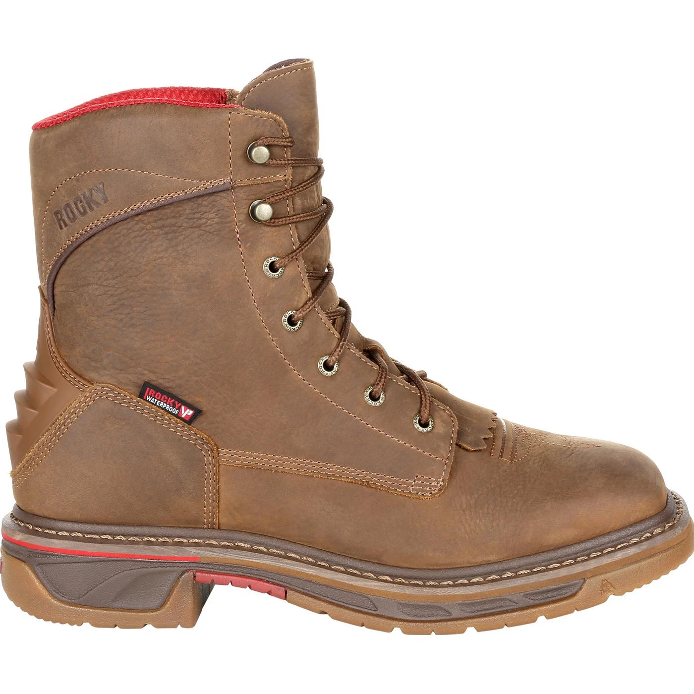 Rocky Iron Skull Waterproof Lacer Western Boot - Image 3