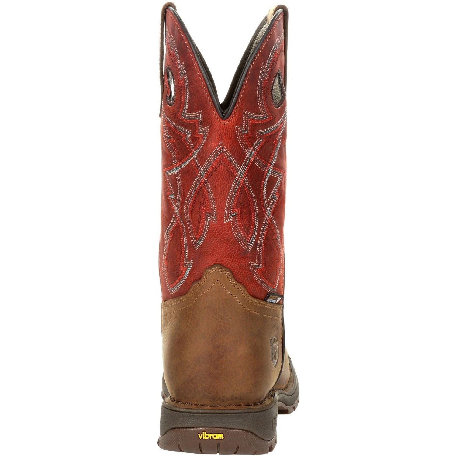 Rocky Men's Legacy 32 11" Sqr Toe WP Western Work Boot- Red - RKW0316 - Image 4