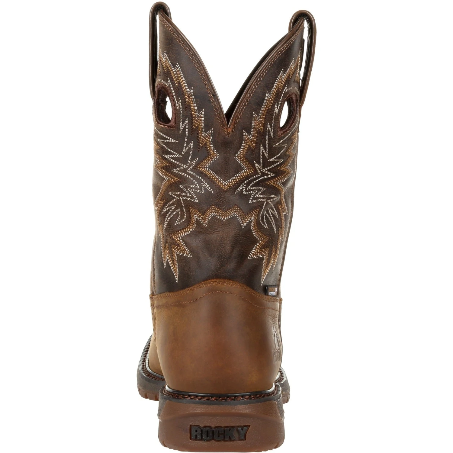 Rocky Men's Original Ride FLX 11" Sqr Toe WP Western Work Boot- RKW0336 - Image 3