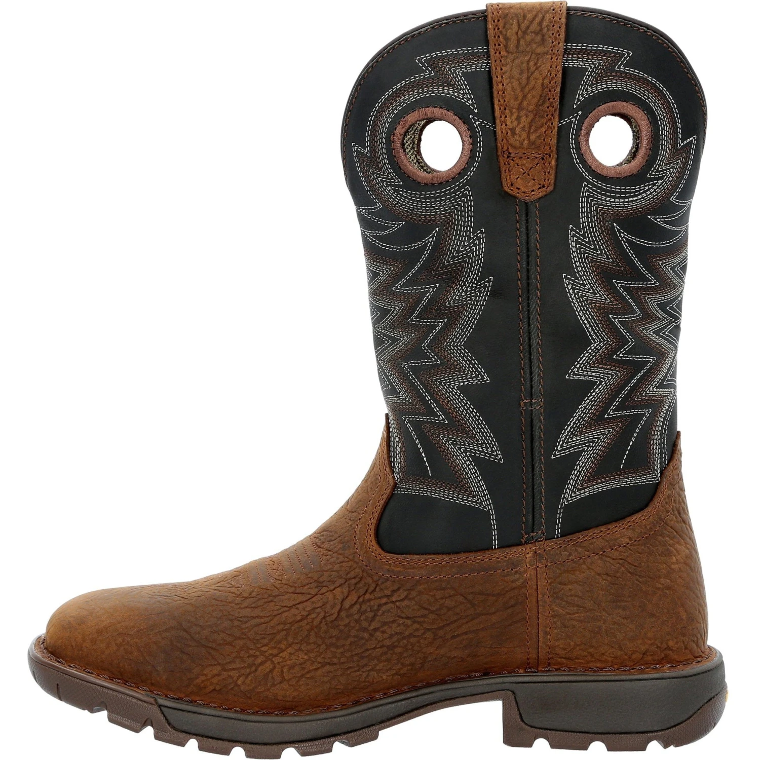 Rocky Men's Legacy 32 11" Steel Toe WP Western Work Boot- Brown- RKW0356 - Image 4