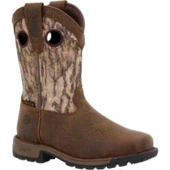Rocky Big Kids' Legacy 32 Camo Waterproof Western Boot