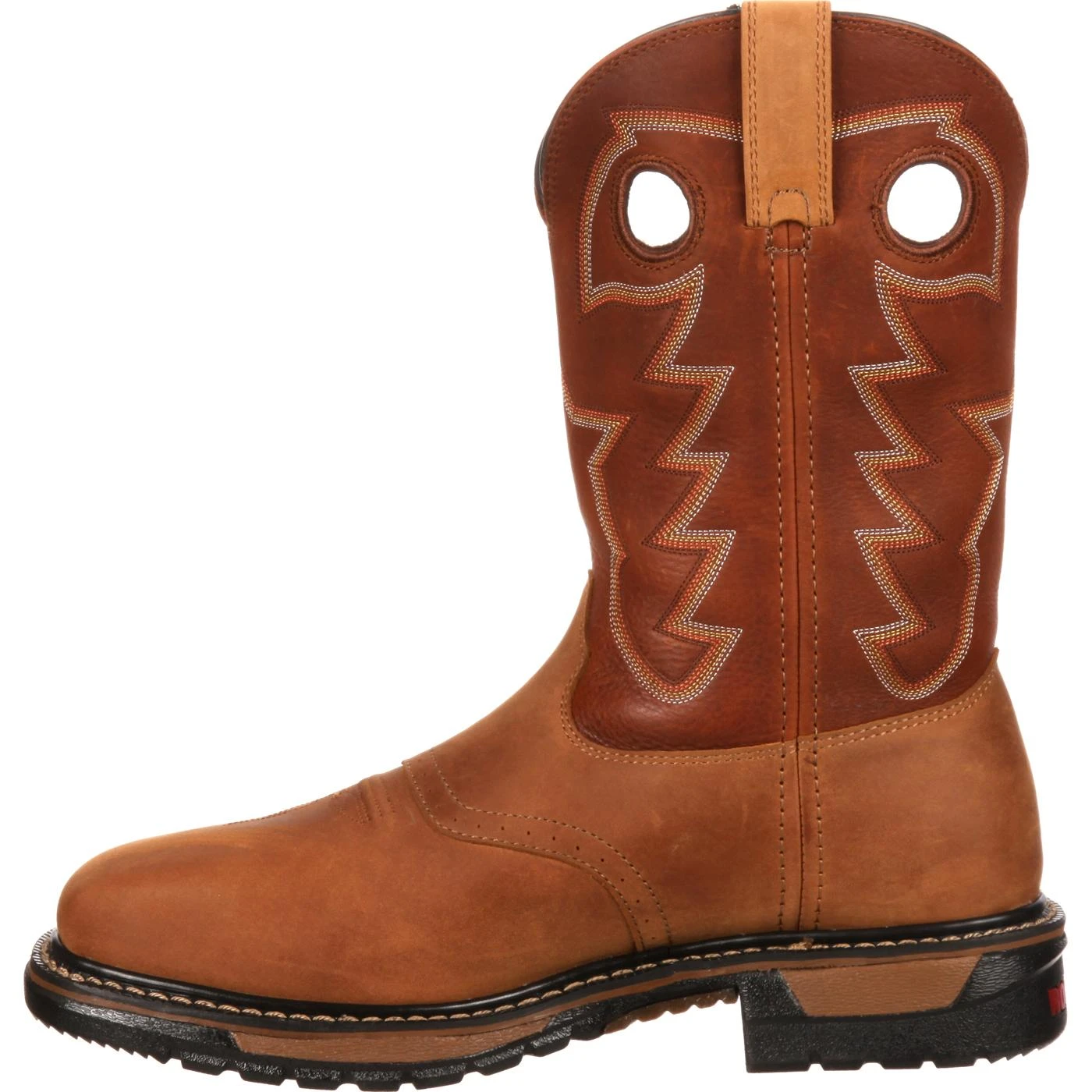 Rocky Original Ride Steel Toe Waterproof Western Boot - Image 5